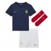 Francuska William Saliba #17 Domaci Dres za Dječji SP 2022 Kratak Rukavima (+ kratke hlače)